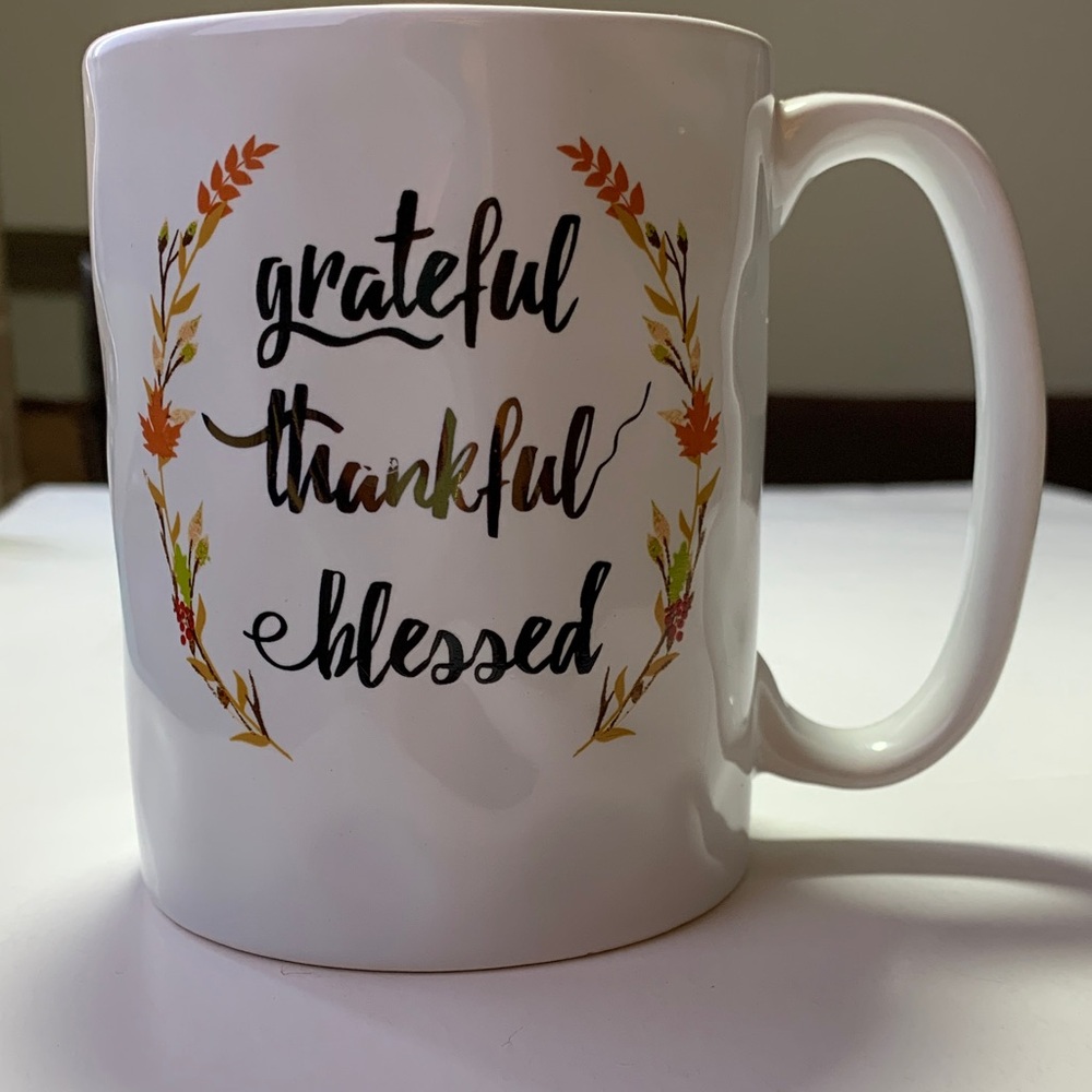 Sheffield Home White Mug with Fall Leaf Design